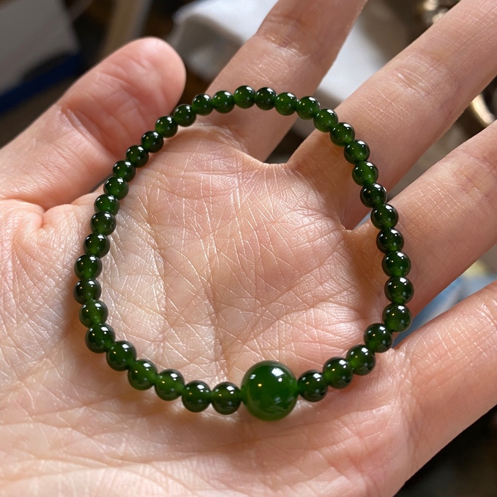 Real he tian jade bracelet